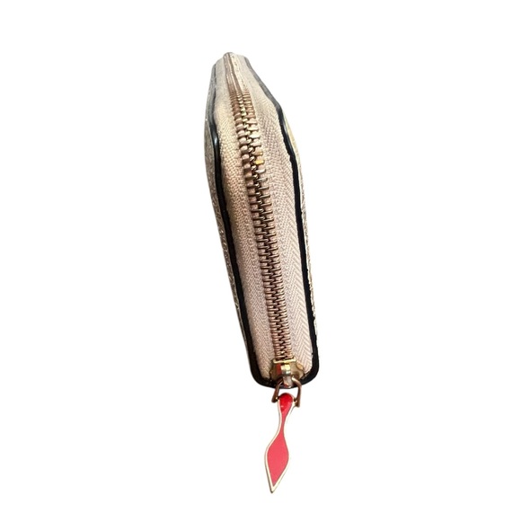 Christian Louboutin Gold-Silverer Wallet with the Red Louboutin Shoe - Picture 4 of 5